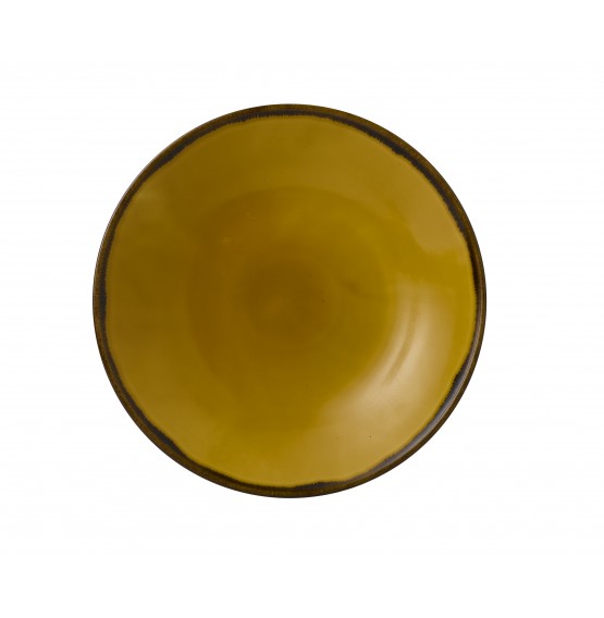 Harvest Mustard Coupe Plate